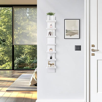 Homaterial Small 7 Tier Vertical Wall Shelf - Image 2