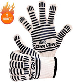 CZSYZCZS Extreme Heat Resistant Oven Gloves - 932F - Cooking Gloves for BBQ, Grilling, Baking,Cutting, Smoker Fireplace