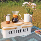 SOTECH Pour Over Coffee Maker Set Pour Over Coffee Dripper Manual Coffee Mill Grinder glass pour over coffee maker