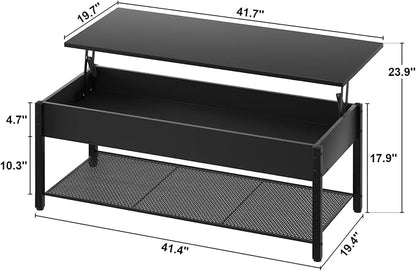 Homieasy 41.7" Lift Top Coffee Table - Image 3