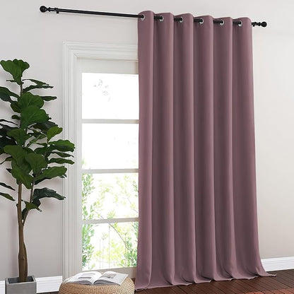 NICETOWN Blackout Sliding Glass Door Curtains, Room Darkening Thermal Insulated - Image 8