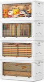 YFXCVSL 4 Tier Plastic Storage Bins by YFXCVSL
