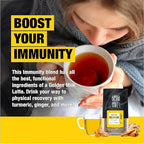 Tiesta Tea - Golden Milk, Loose Leaf, Sweet Turmeric Herbal Tea, Premium Non-Caffeinated Herbal Blend, Make Hot or Iced, Brews Up to 200 Cups, 16 oz Resealable Bulk Pouch