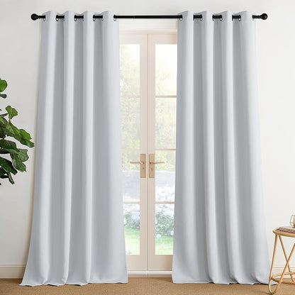 NICETOWN Greyish White Ring Top Panels by NICETOWN