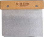 Bread Story Danish Whisk Dough Lame Slashing Tool And Wooden Scraper Tool Used for Pastry Baking Sourdough Starter Kit Set of 3