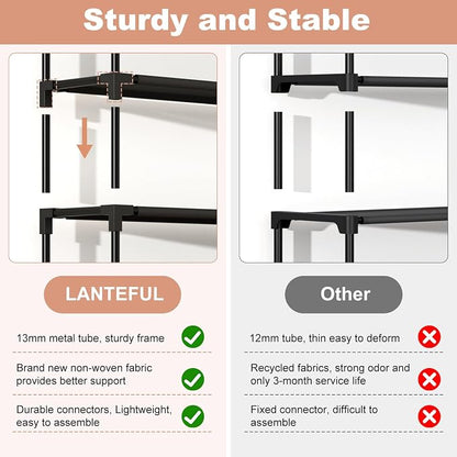 LANTEFUL Shoe Rack with Covers - Image 7