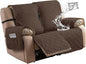 Genina Waterproof Loveseat Recliner Cover Non-Slip, Sofa Cover by Genina
