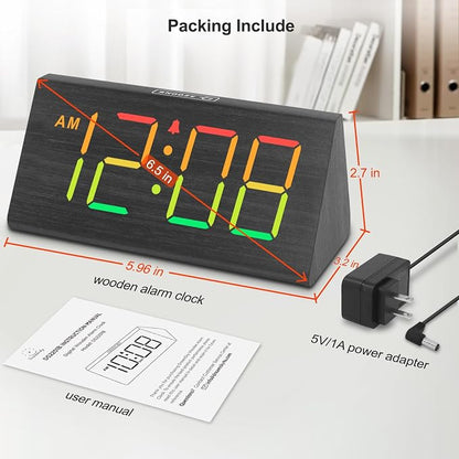 DreamSky Wooden Digital Alarm Clock - Image 7