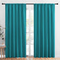 NICETOWN Living Room Curtains, Peacock Blue, 1 Pair, 70 x 84-inch, Home by NICETOWN