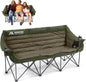 Huskfirm 3 Person Camping Chairs Folding Double Camping Chair Portable by Huskfirm