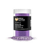 Purple BREW GLITTER Edible Glitter For Drinks, Cocktails, Beer, Garnish Glitter & Beverages | KOSHER & HALAL Certified | 100% Edible & Food Grade | Vegan, Gluten, Nut Free (25g, Purple)