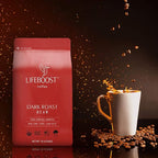 Lifeboost Dark Roast Whole Bean Coffee - Non-GMO Low Acid Single Origin USDA Organic Coffee - Third Party Tested For Mycotoxins & Pesticides - 12 Ounces (Pack of 3)