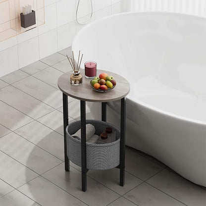 Vagusicc Round Side Table End Table - Image 6
