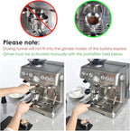54mm Magnetic Dosing Funnel V2, MATOW Stainless Steel Espresso Dosing Ring with 8 Magnets Compatible with Breville 54mm Portafilter