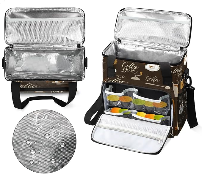 coffee sugar coffee beans Coffee Maker Carring Bag Travel Carrying Storage Tote Bag Compatible with Keurig K-Mini or K-Mini Plus Portable Single Serve Coffee Brewer Case with Pockets for K-cup Pods