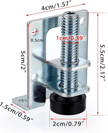 OwnMy 4 Packs Heavy Duty Adjustable Furniture Leveling Feets L Shaped Furniture - Image 3