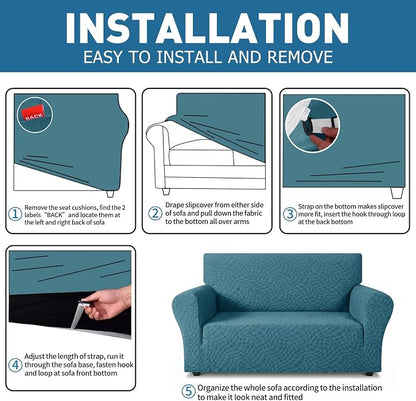 ZNSAYOTX 1 Piece Stretch Sofa Covers - Image 4