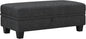 Belffin Fabric Large Ottoman by Belffin