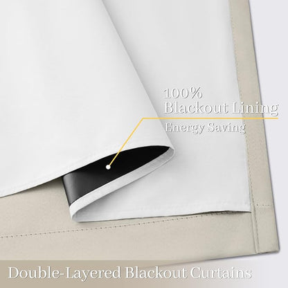 Yakamok Stone Blackout Curtains 84 Inches Long - Image 4