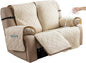 Genina Waterproof Loveseat Recliner Cover Non-Slip, Sofa Cover by Genina