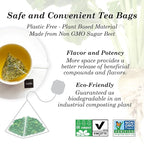 Organic Wild Yarrow Flower Herbal Tea - Caffeine Free - Pharmacopoeia Potency - 75 Plant Based Tea Bags