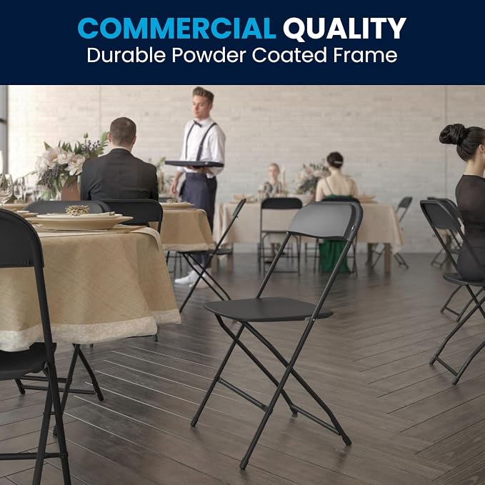 Flash Furniture Hercules Series Plastic Folding Chairs - Image 7
