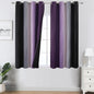 Black and Purple Ombre Blackout Curtains 45 Inch Length | Room Darkening by ESTELARTEXTILER