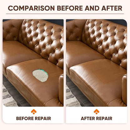 Leather Repair Patch Self Adhesive, 8.3″ x 11″ Vinyl Patch Kit, Leather Repair - Image 5