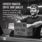 Real Good Coffee Company - Whole Bean Coffee - Organic Single Origin: Peru Medium Roast Coffee Beans - 2 Pound Bag - 100% Whole Arabica Beans - Grind at Home, Brew How You Like