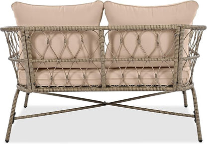 VilroCaz Bohemia-Inspired 4-Person Outdoor Seating Group - Image 9
