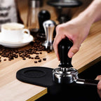 NuLink Silicone Gel Coffee Tamper Mat, Espresso Silicone Tamper Mat, Silicone Tamping Pad for Barista Tool Home Kitchen Bar Coffee Shop