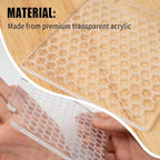 KALAIEN 3 Pack Cookie Embosser Set, Fondant Impression Mats Acrylic Embosser for Fondant Stamps, Texture Sheets for Polymer Clay, Chocolate, Cupcake Topper, Fondant Molds-Style 2