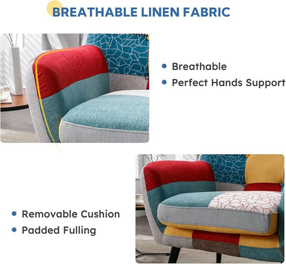 Bonzy Home Modern Accent Chair Set of 2 - Image 6