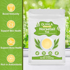 Olvvla - Premium Horsetail Tea Bags - 1.5g X 40 Count - Pure Natural Horsetail Herbal Tea - Caffeine-free - Non-GMO - Dried Horsetail Herb - Rich in Antioxidants & Support Bone Health