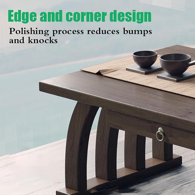 Sturdy Portable Japanese Floor Table - Image 3