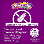 Colorations Wheat & Gluten Free Dough, 6 Classic Colors, ea 1.5 lb | Non-Toxic, Play Dough, Bulk Set, Sensory Kit, Party Favors, Classroom Pack
