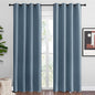 NICETOWN Smoky Blue Blackout Curtains 86 inches Length by NICETOWN
