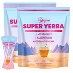 30 Servings Super Yerba Packets，Yerba Mate Instant Tea Powder，Super Yerba Raspberry Lemonade Flavor，Energy Boost,Mental Clarity and Gut Health by Ashwagandha, Prebiotics and Probiotics (2)