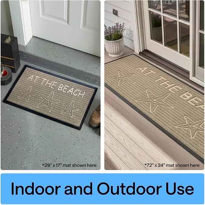 GORILLA GRIP 100% Waterproof All-Season WeatherMAX Doormat 35x23, US Designed - Image 9