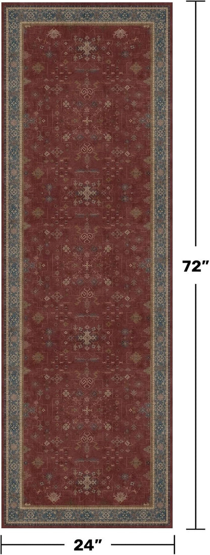 2x6 Turkish Kitchen Runner Rugs Non Skid Washable - Image 2