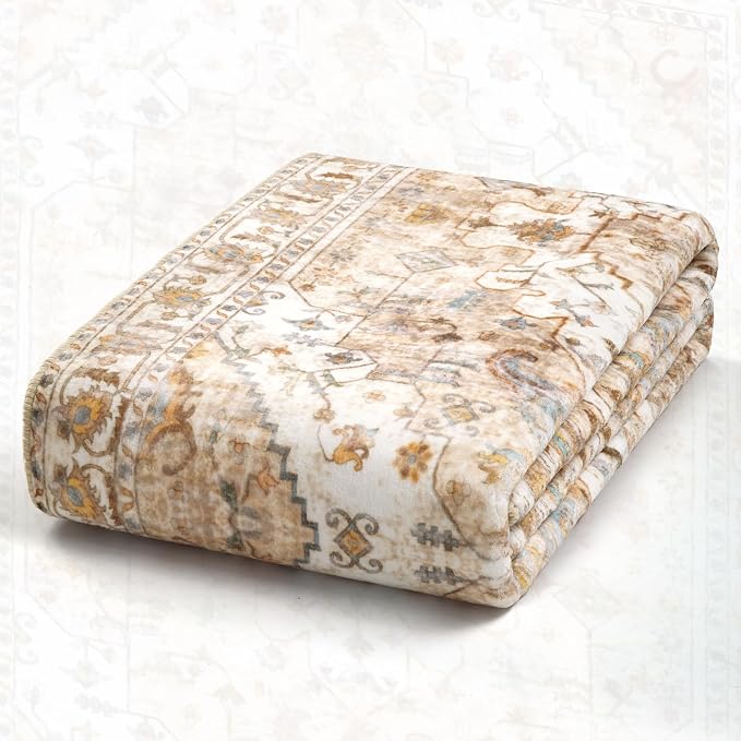 SERISSA 8x10 Washable Non Slip Boho Area Rug - Image 7