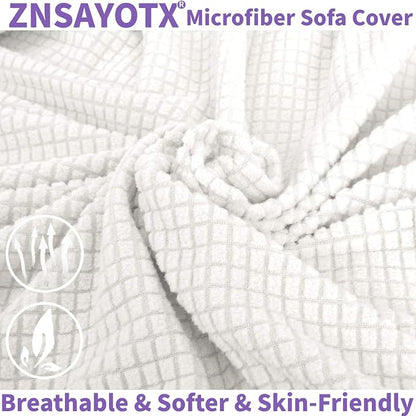 ZNSAYOTX Stretch Oversized Couch Cover Universal Sofa Covers - Image 8