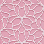 Large Cake Decorating Stencil (IRIE) Iris Flower Pattern