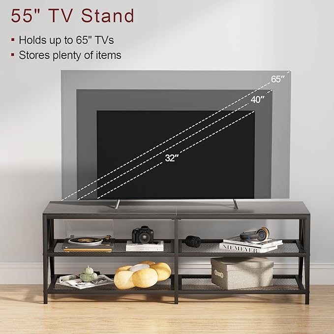 TV Stand for TVs up to 65 Inch, Entertainment Center for Living Room - Image 3