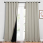 NICETOWN Full Shading Curtains for Windows, Super Heavy-Duty Black Lined by NICETOWN