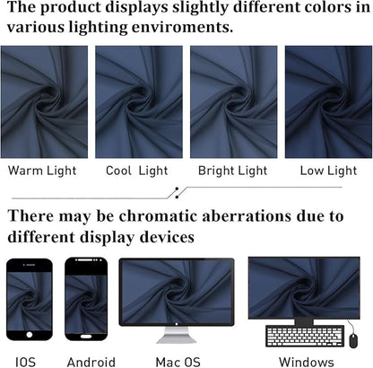 Short Sheer Curtains 54 Inches Length 2 Panels, Light Filtering Voile Curtain - Image 6