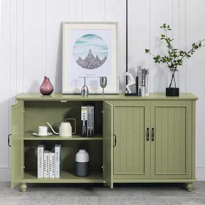 Scurrty 62'' Coffee Bar Cabinet Kitchen - Image 3
