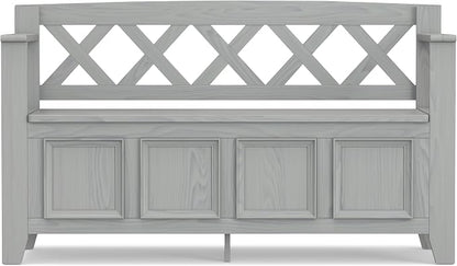 SIMPLIHOME Amherst Entryway Storage Bench - Image 6