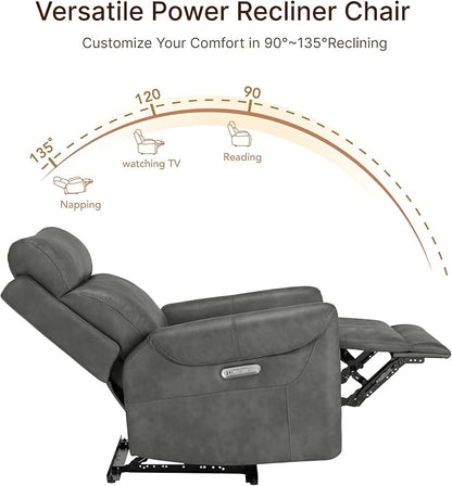 KISLOT Leather Recliner Chair Set of 2, Wall Hugger RV Recliners - Image 5