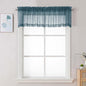 Chyhomenyc Stone Blue Sheer Valances by Chyhomenyc